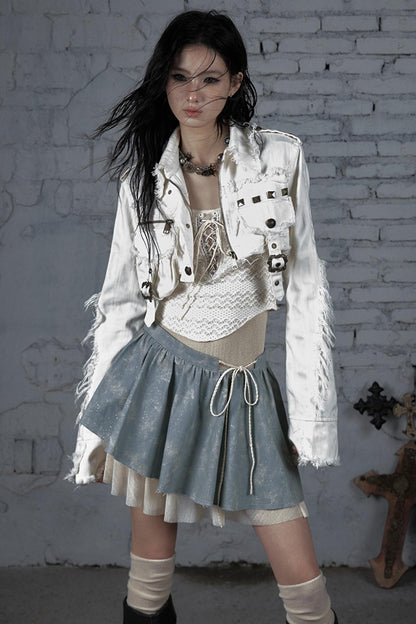 Striped Punk Work Jacket