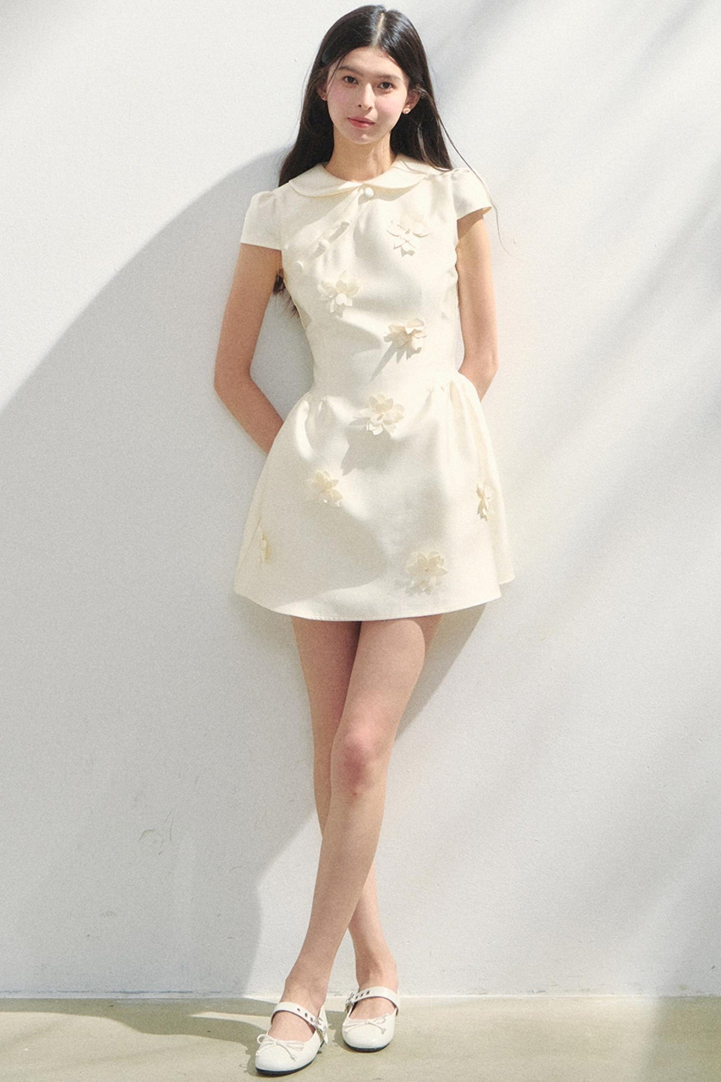 Floral Maiden Poncho Dress