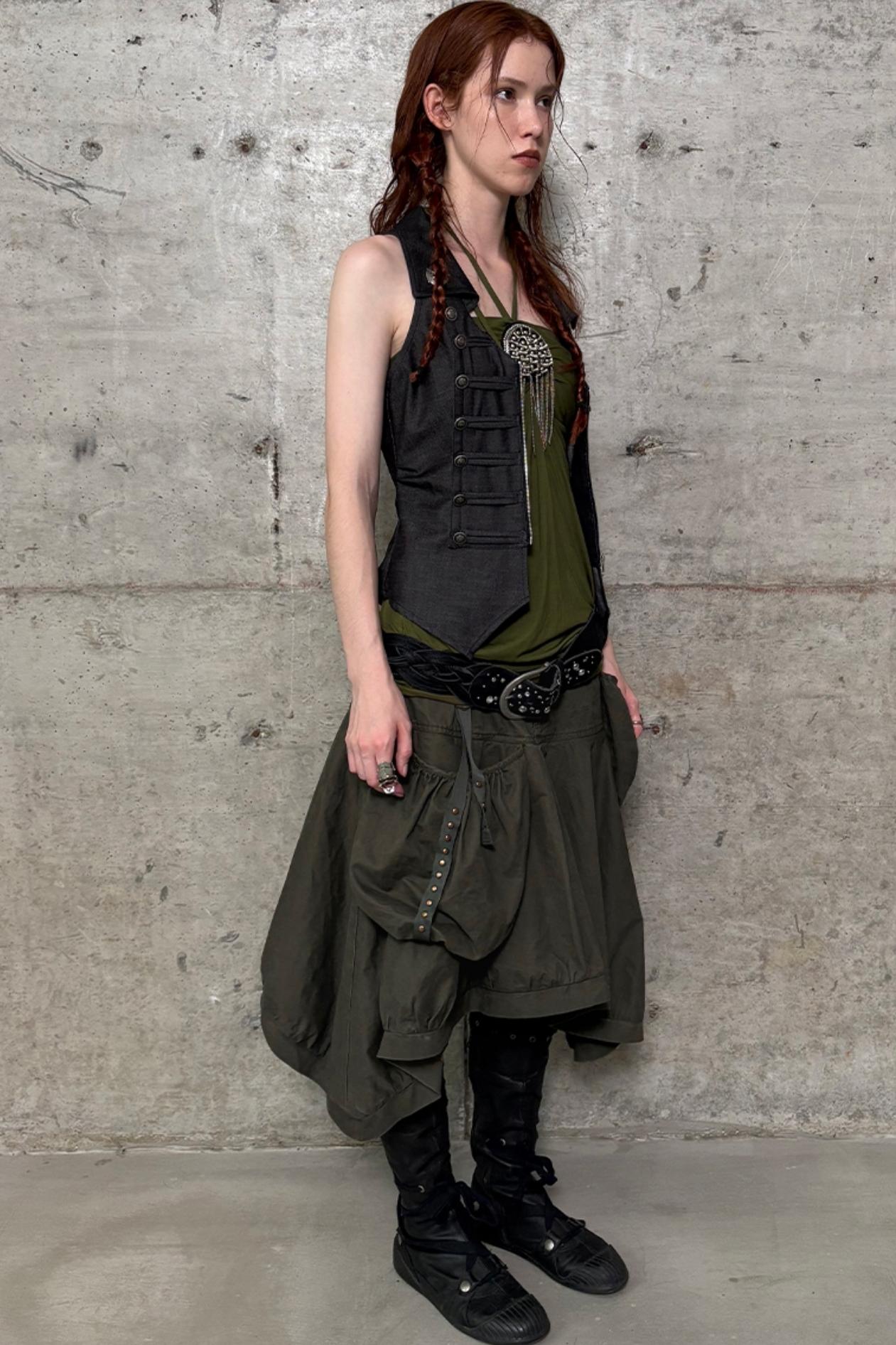 Vintage Utility Skirt