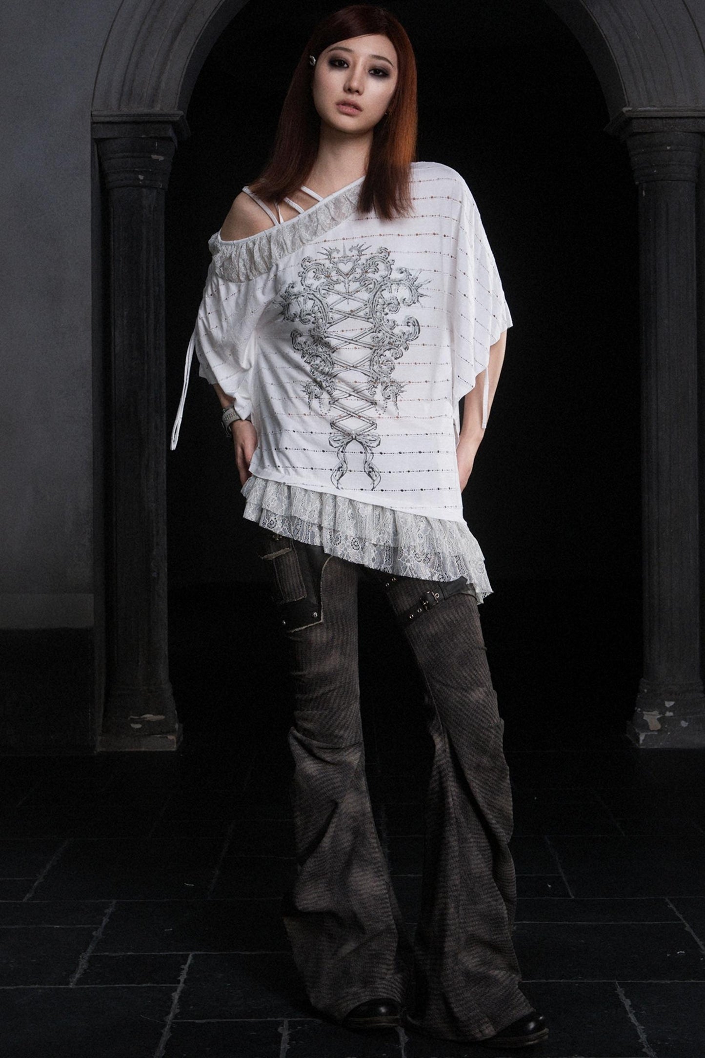 Vintage Alien Denim Trousers