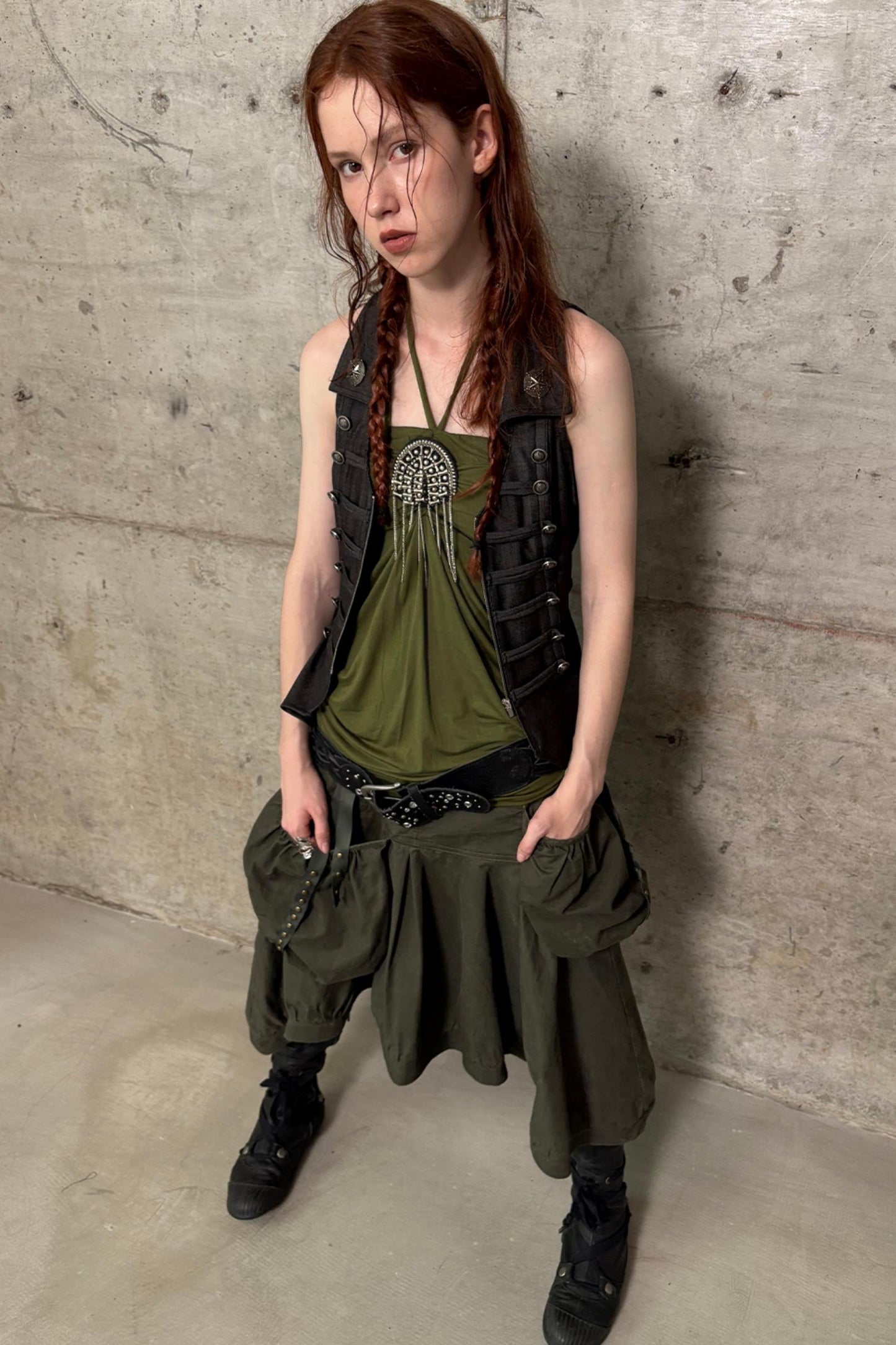 Vintage Utility Skirt