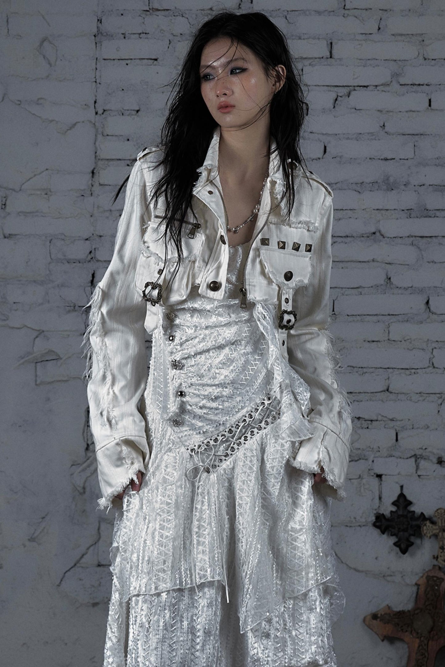 Striped Punk Work Jacket