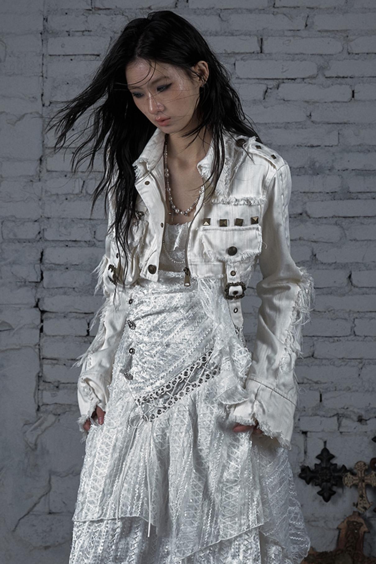 Striped Punk Work Jacket