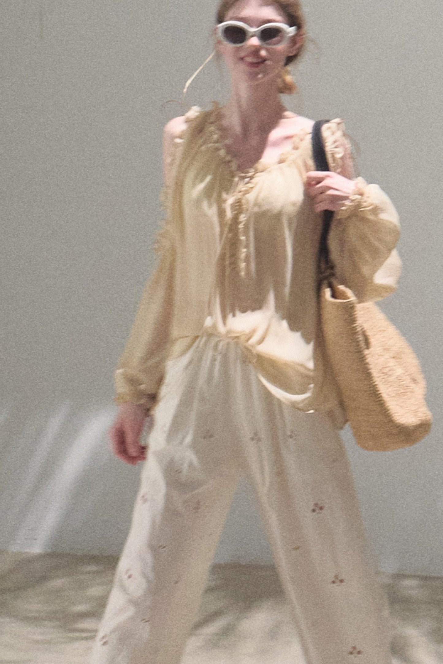 Self-Love Embroidered Summer Pants