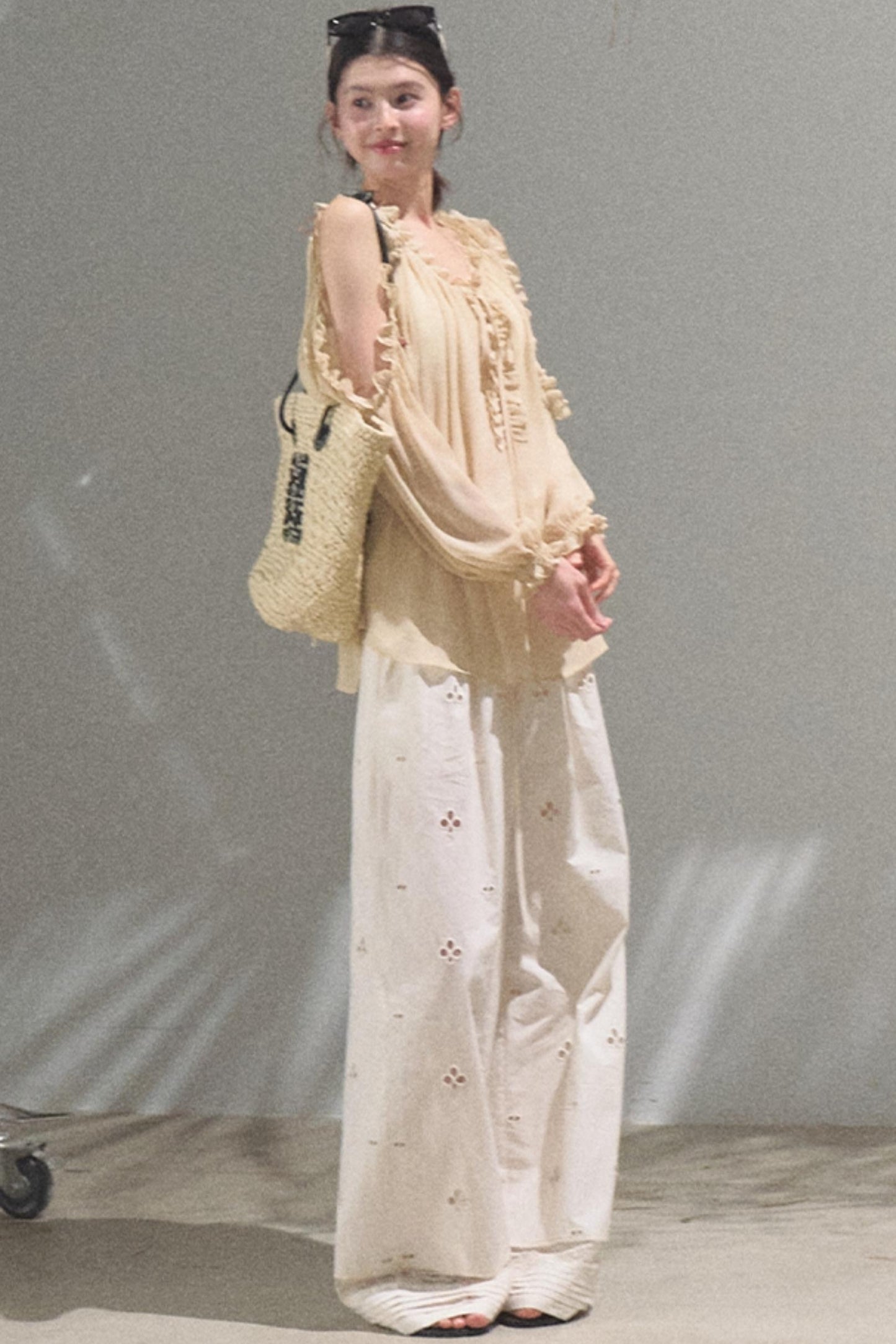 Self-Love Embroidered Summer Pants