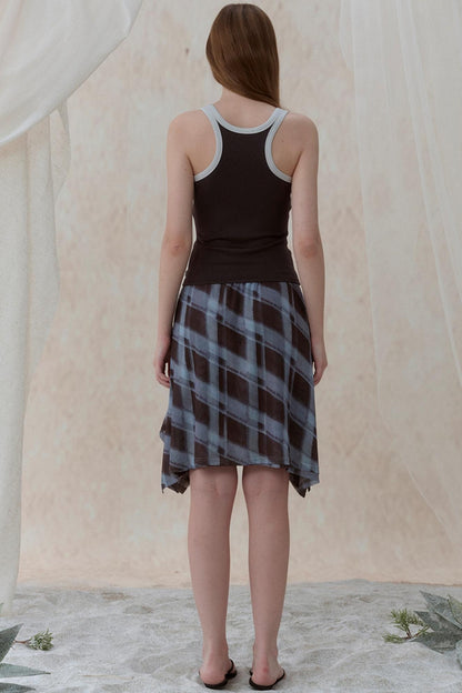 Vintage Plaid Swing Dress