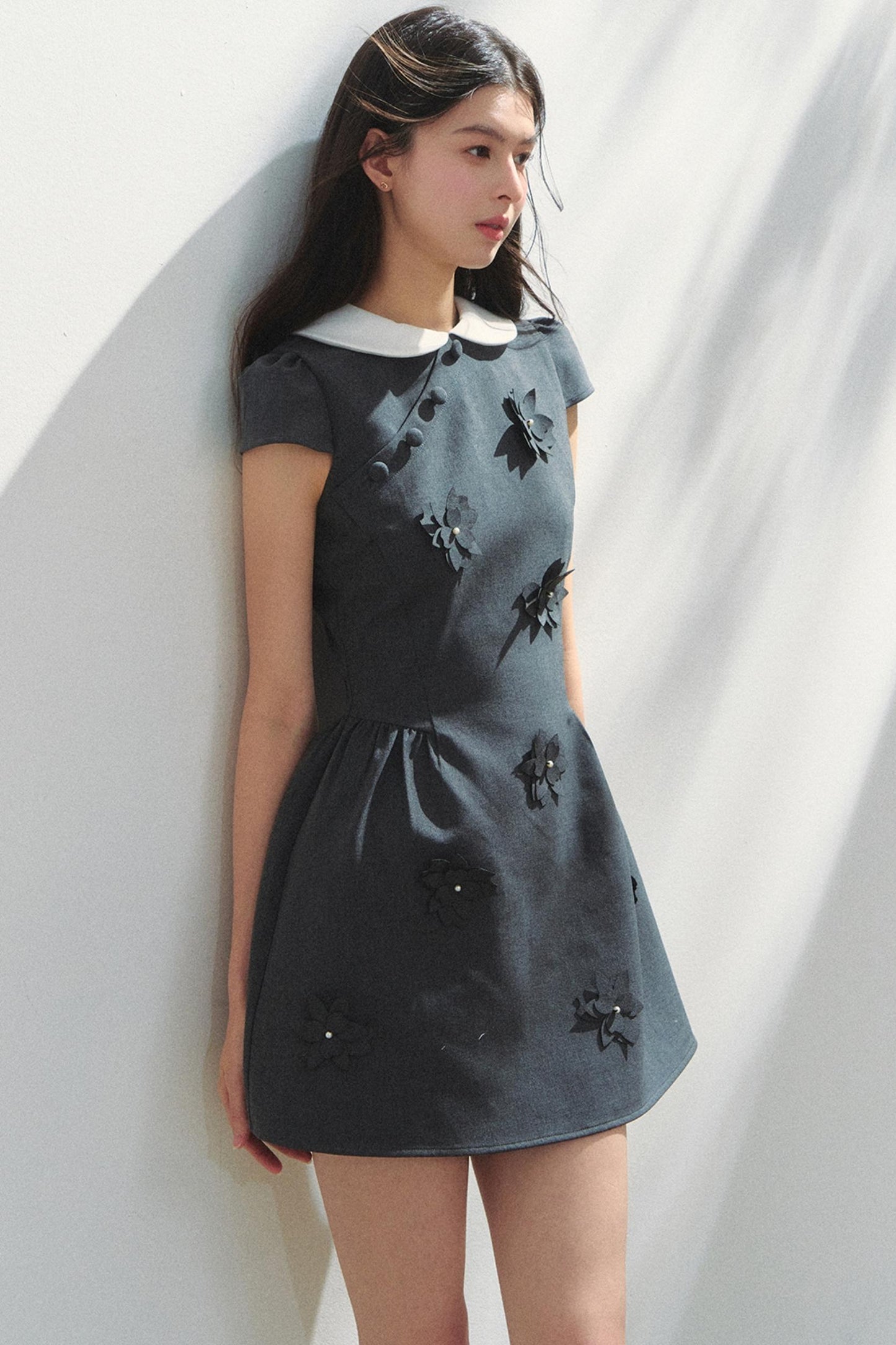 Floral Maiden Poncho Dress