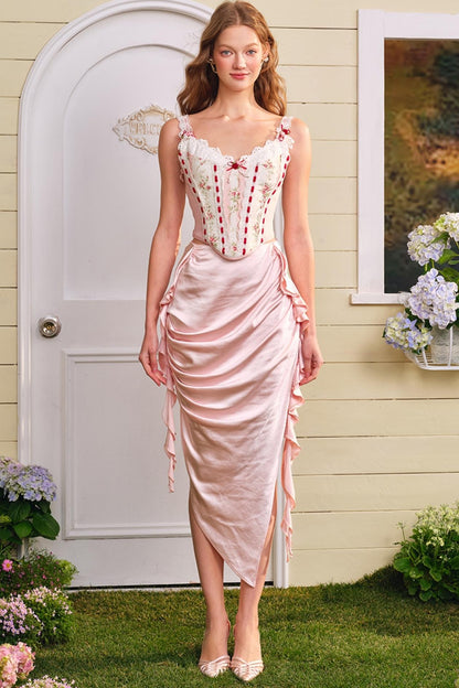 Audrey Floral Bustier Top