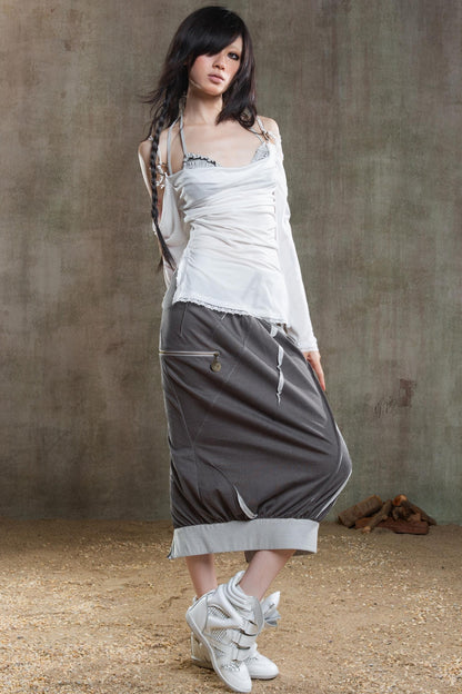 Retro Strapless Sunscreen T-Shirt