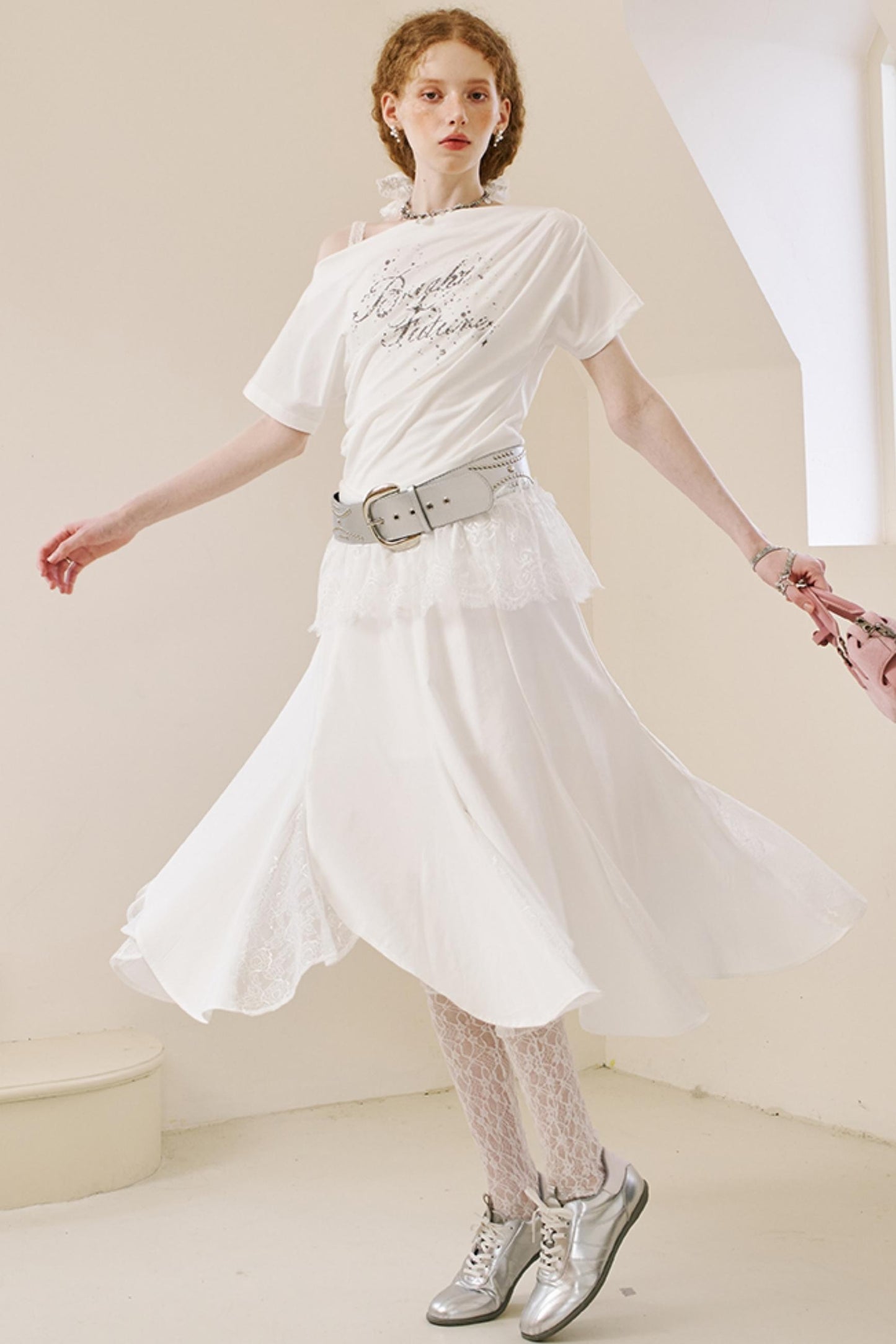 Breezy Lace Fishtail Skirt