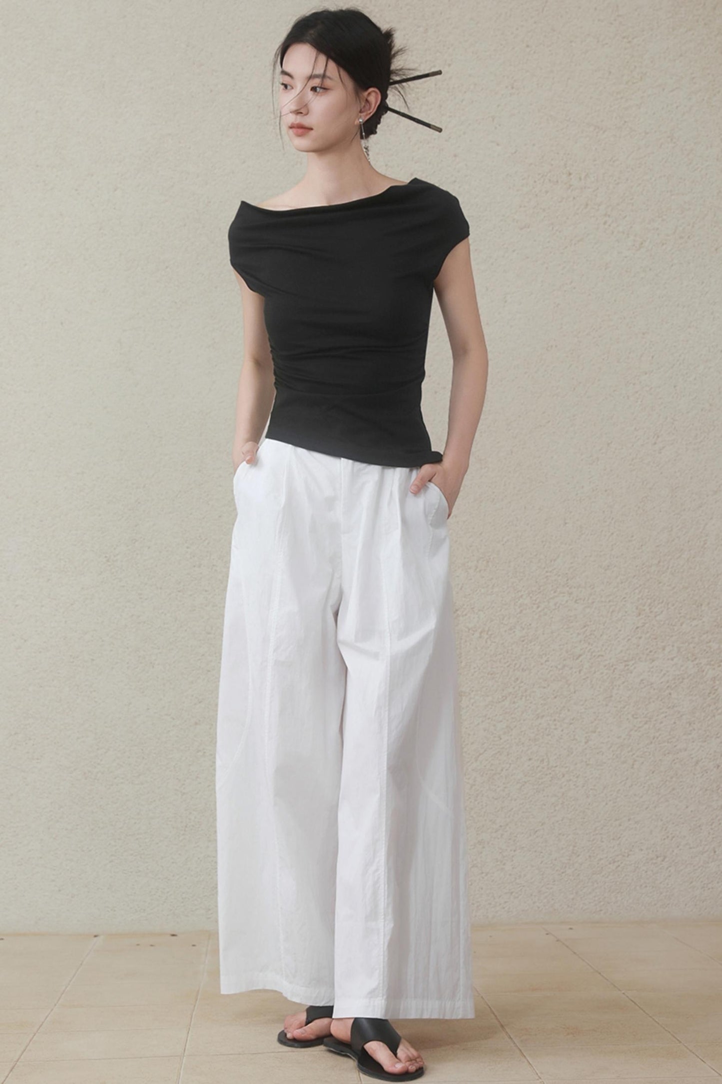 Flutter Drawstring T-Shirt