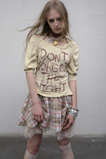 Bubble Sleeve T-Shirt