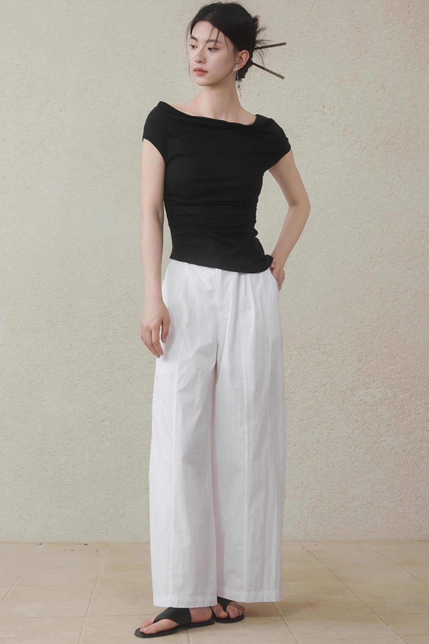 Flutter Drawstring T-Shirt