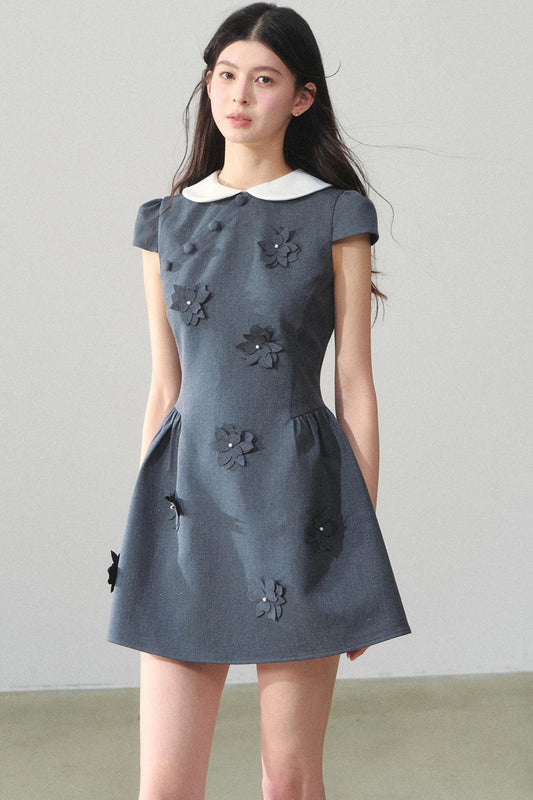 Floral Maiden Poncho Dress