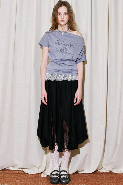 Breezy Lace Fishtail Skirt