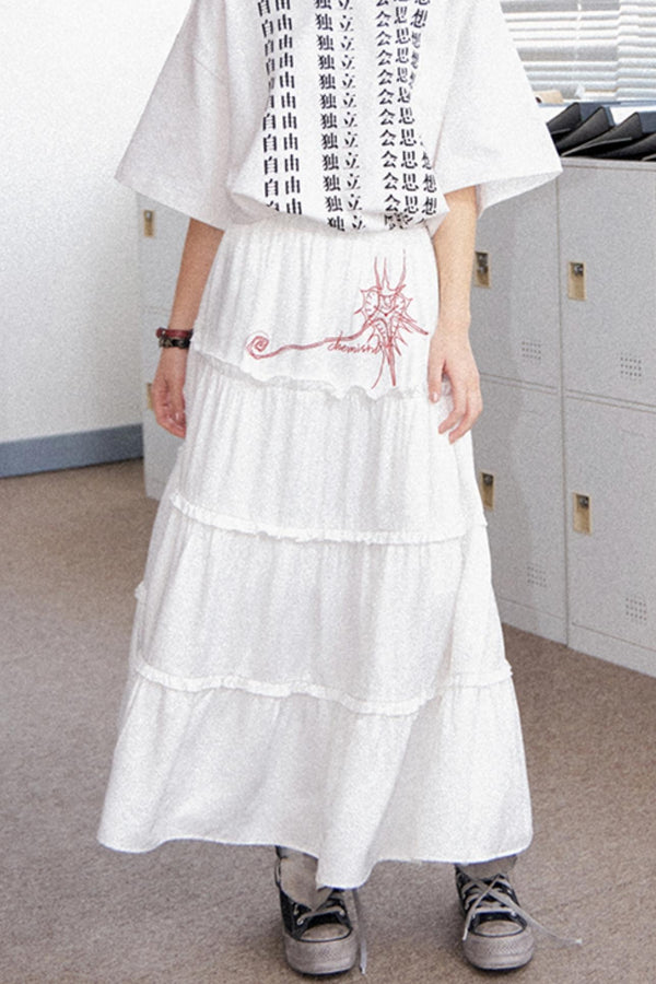 Heartbeat A-Line Skirt