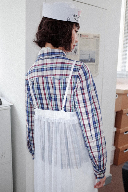 Escape Plaid Maxi Dress