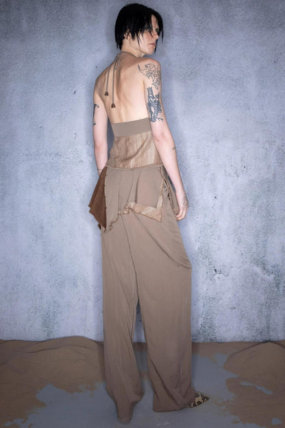 Leaf Beaded Cotton Camisole