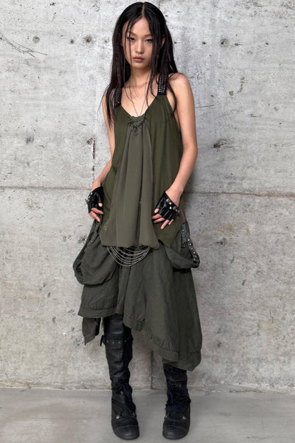 Vintage Utility Skirt