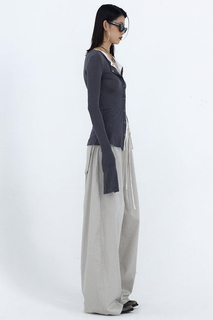 Relaxed Fit Gray Work Pants