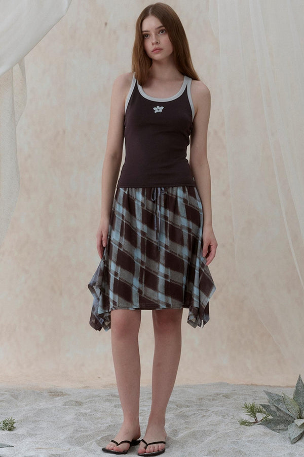 Vintage Plaid Swing Dress