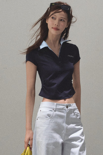 Vintage Lace Poncho Polo Skirt Set-Up