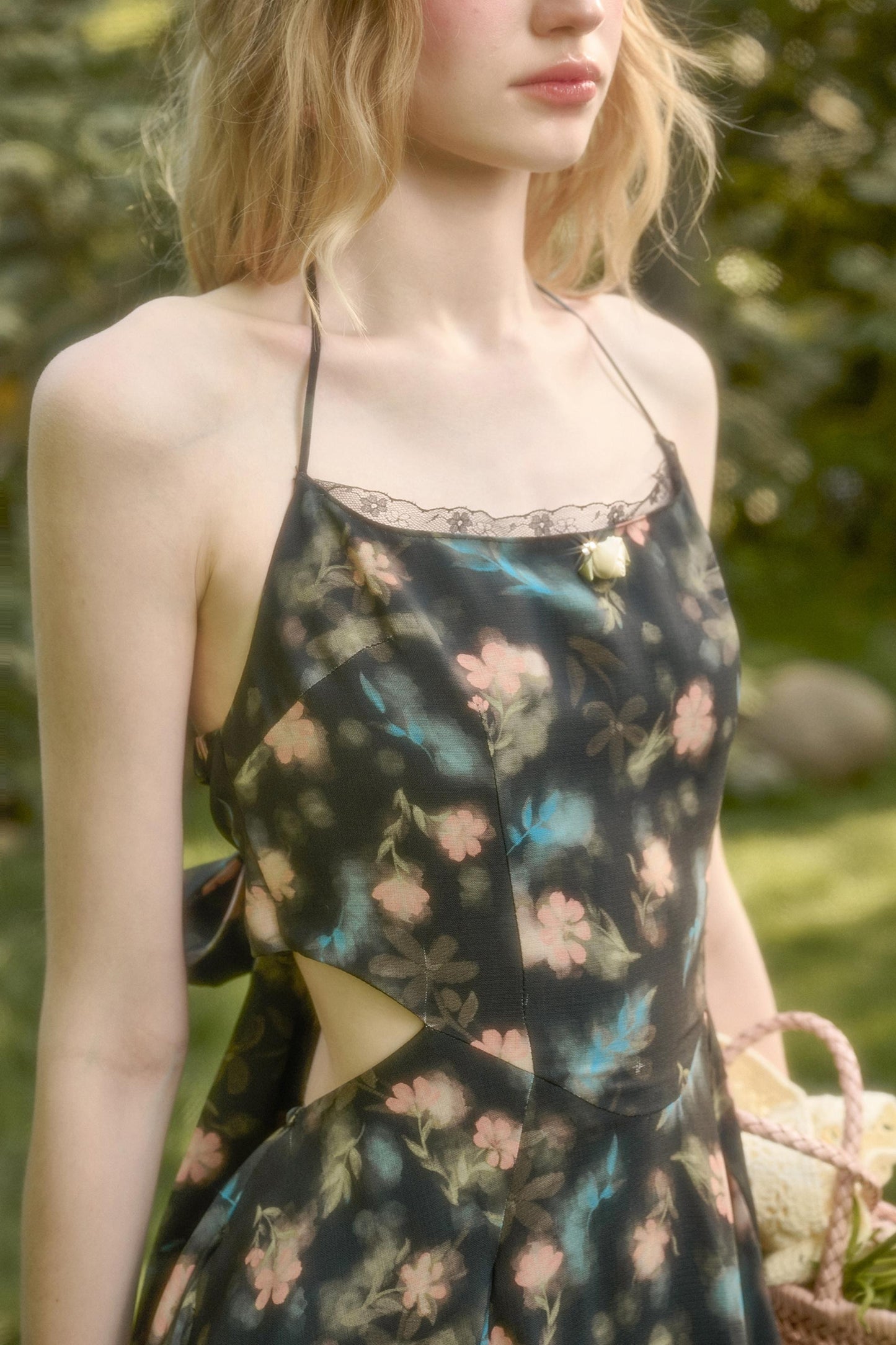 Green Lace Maxi Dress