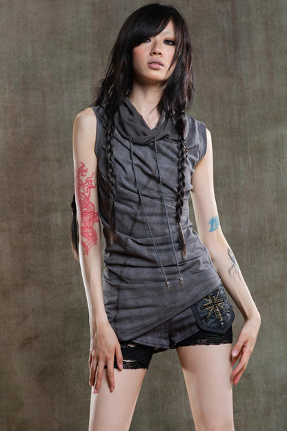 Punk Pleated Vest