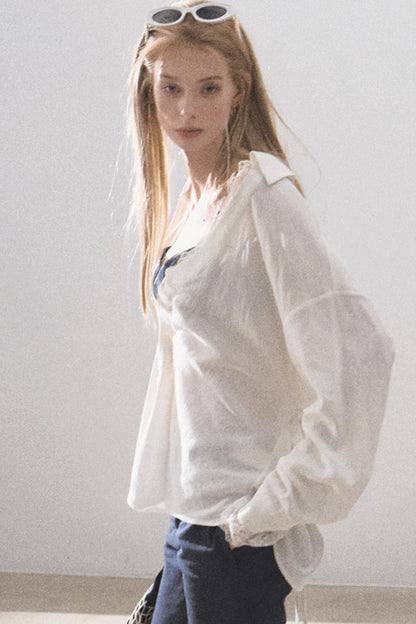 Relaxed Linen Duo Shirt