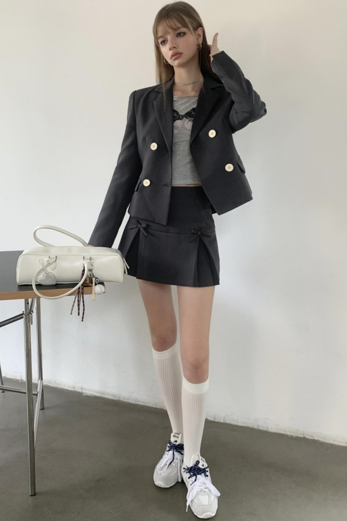 Vintage Gray Blazer