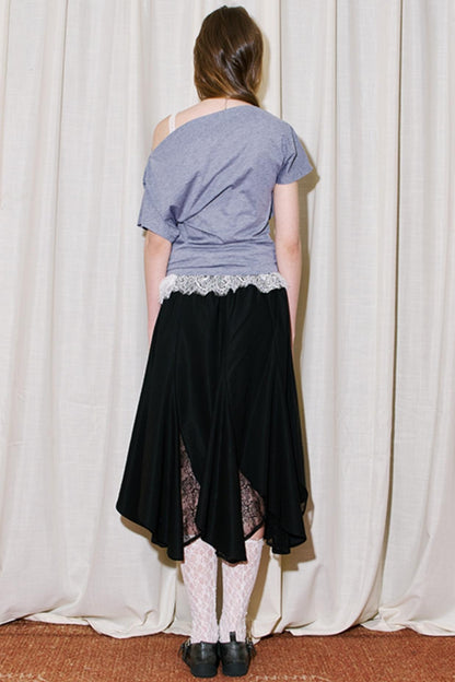 Breezy Lace Fishtail Skirt