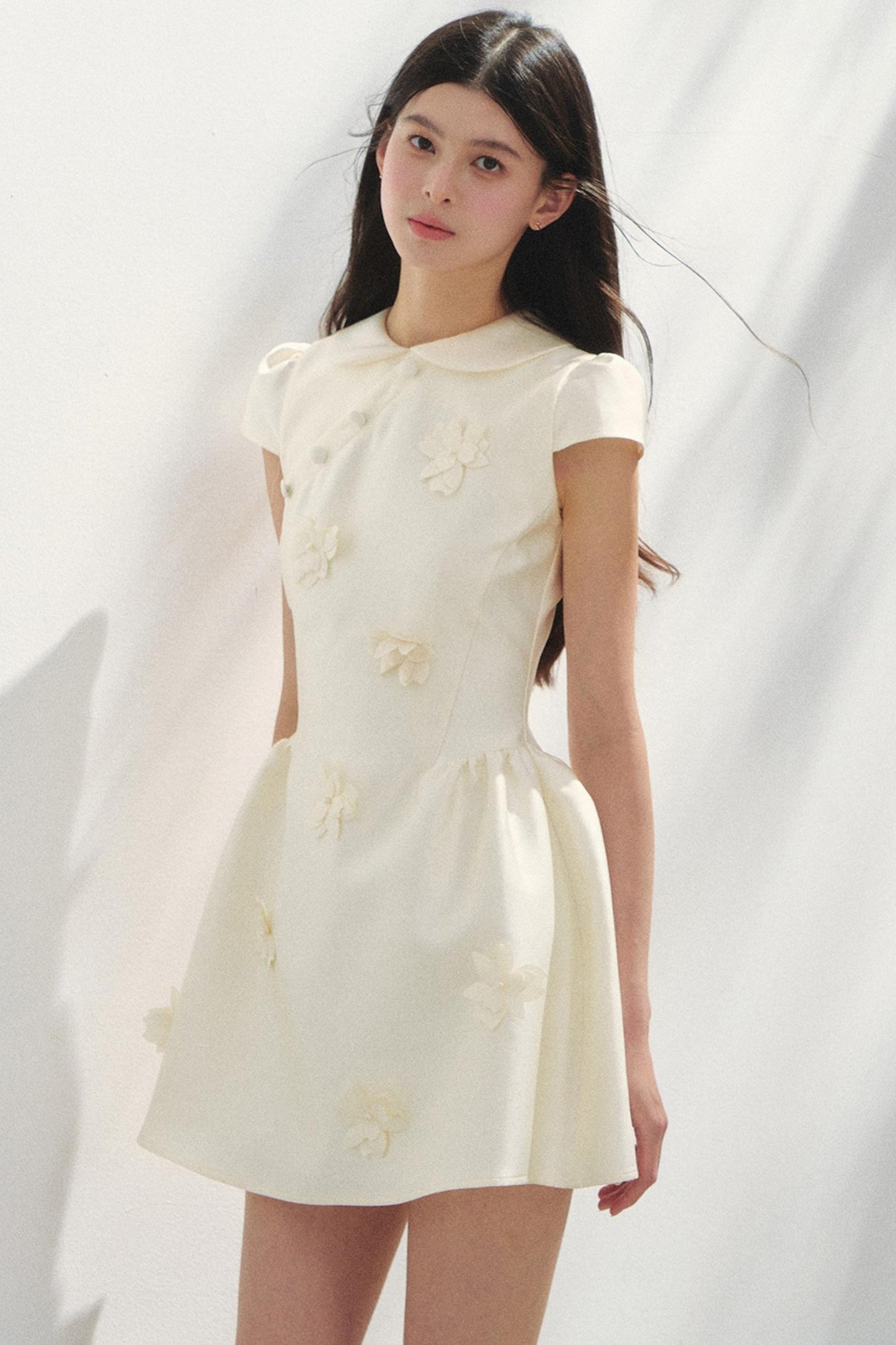 Floral Maiden Poncho Dress