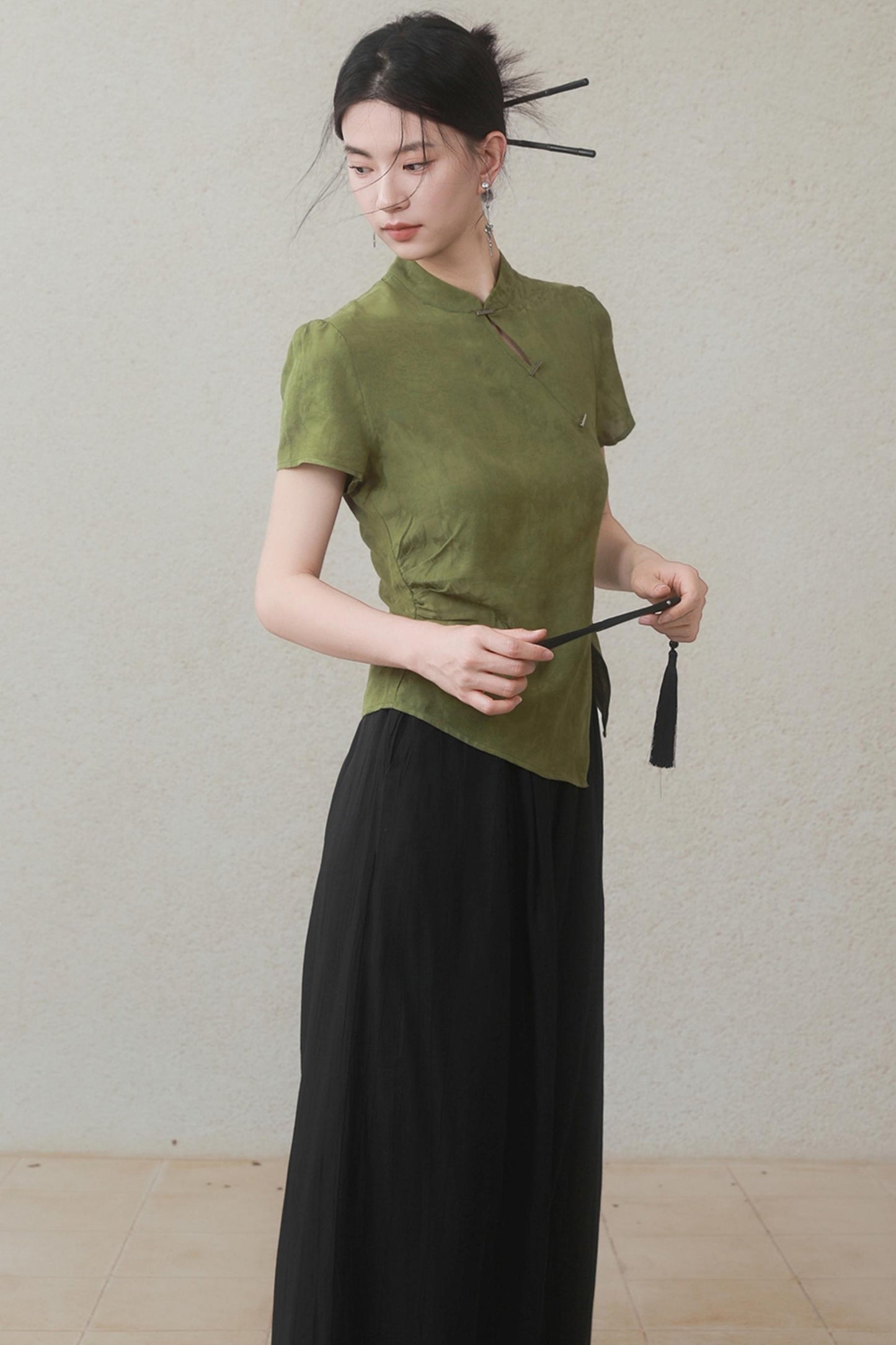 Summer Green Tea Top