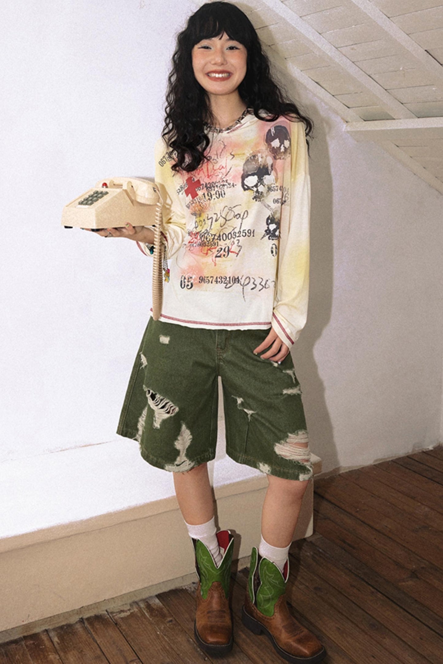 Physical Long Sleeves Full Print Sunscreen Hoodie