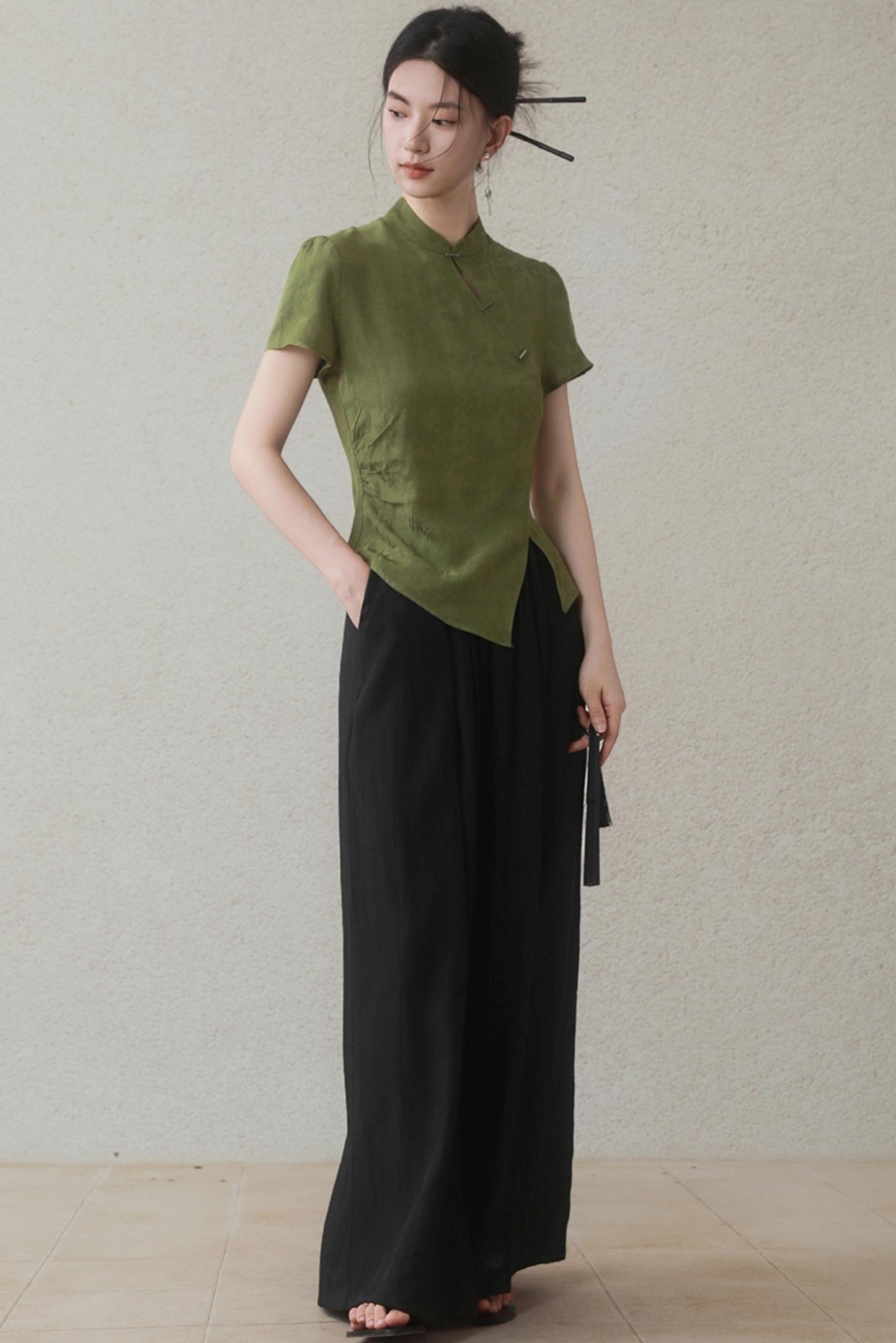 Summer Green Tea Top