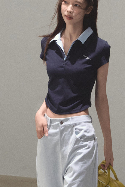 Vintage Lace Poncho Polo Skirt Set-Up