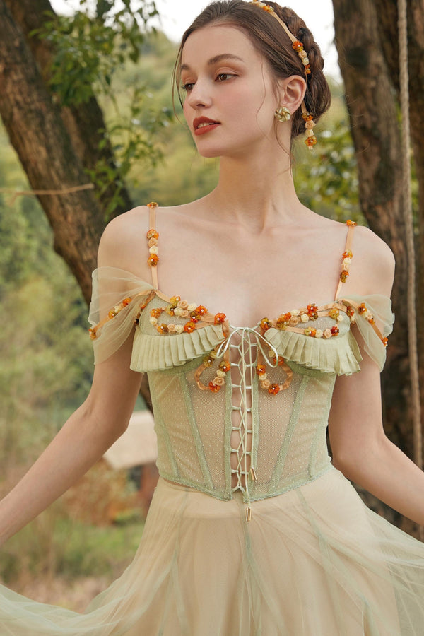 Green Fairy Ensemble Skirt Set-Up