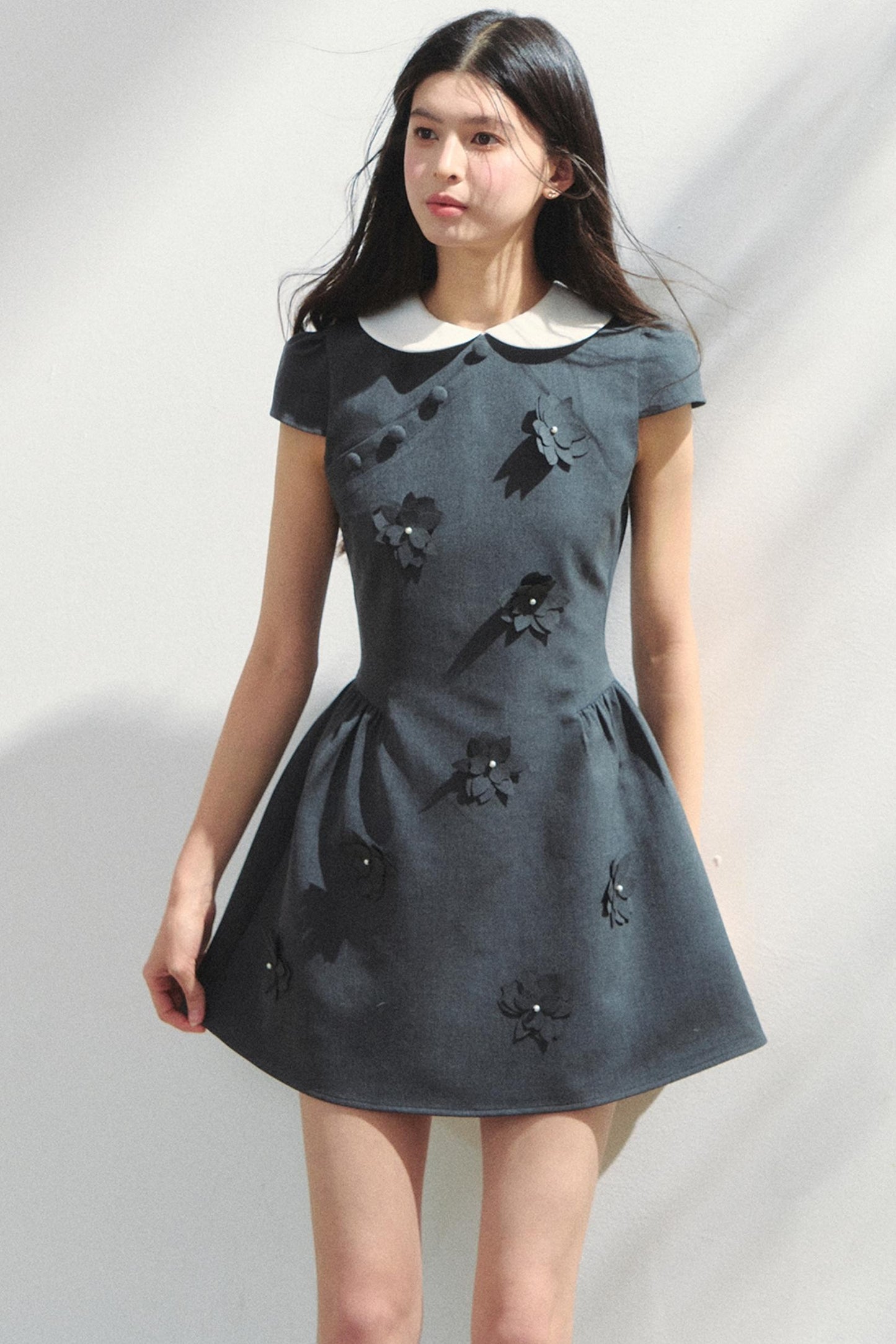 Floral Maiden Poncho Dress