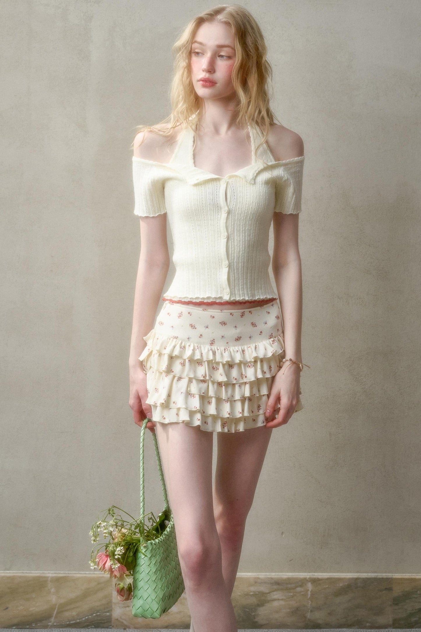 Summer Knit Halter Top