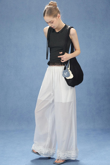 Breezy Bloom Wide-Leg Pants