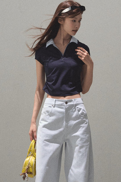 Vintage Lace Poncho Polo Skirt Set-Up