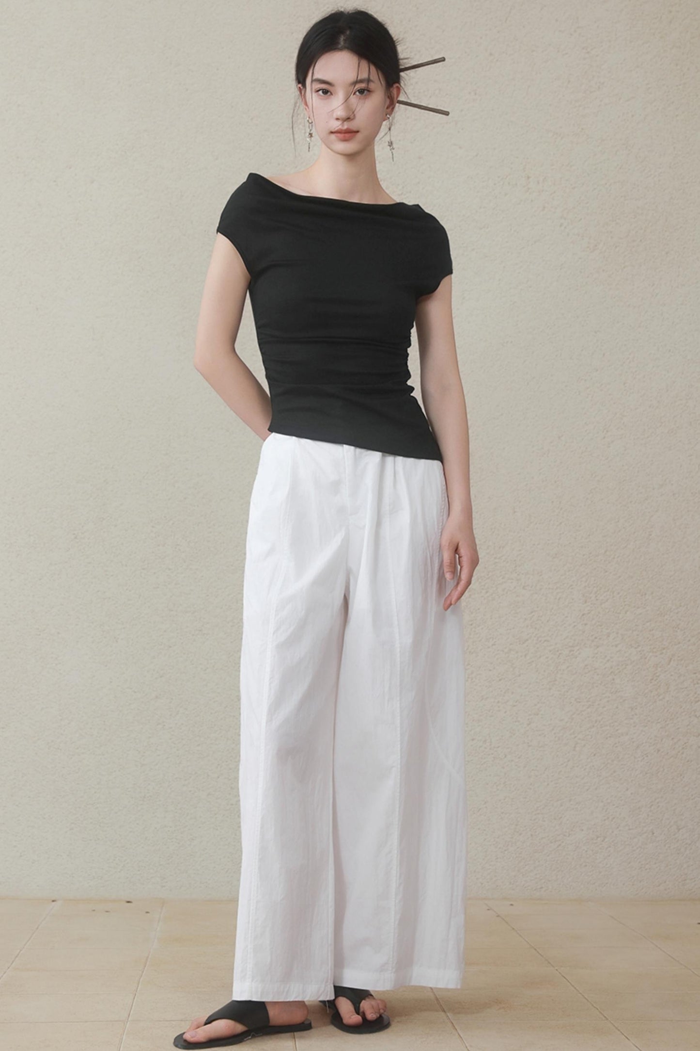 Flutter Drawstring T-Shirt