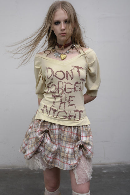 Bubble Sleeve T-Shirt