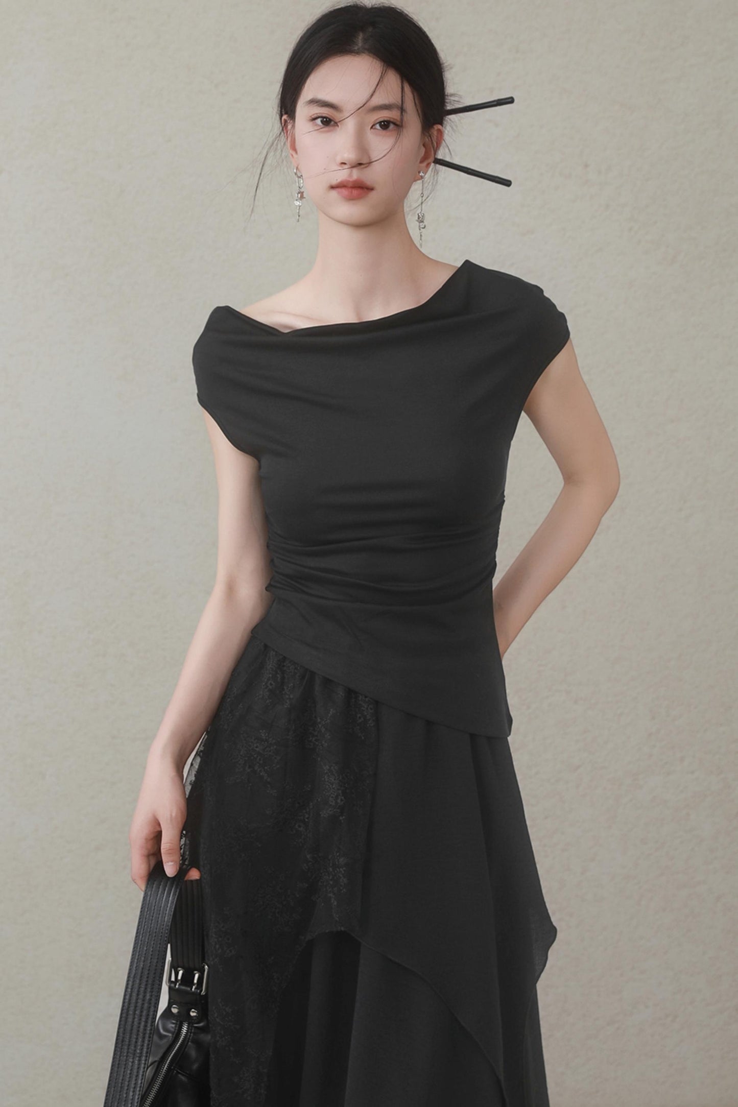 Flutter Drawstring T-Shirt