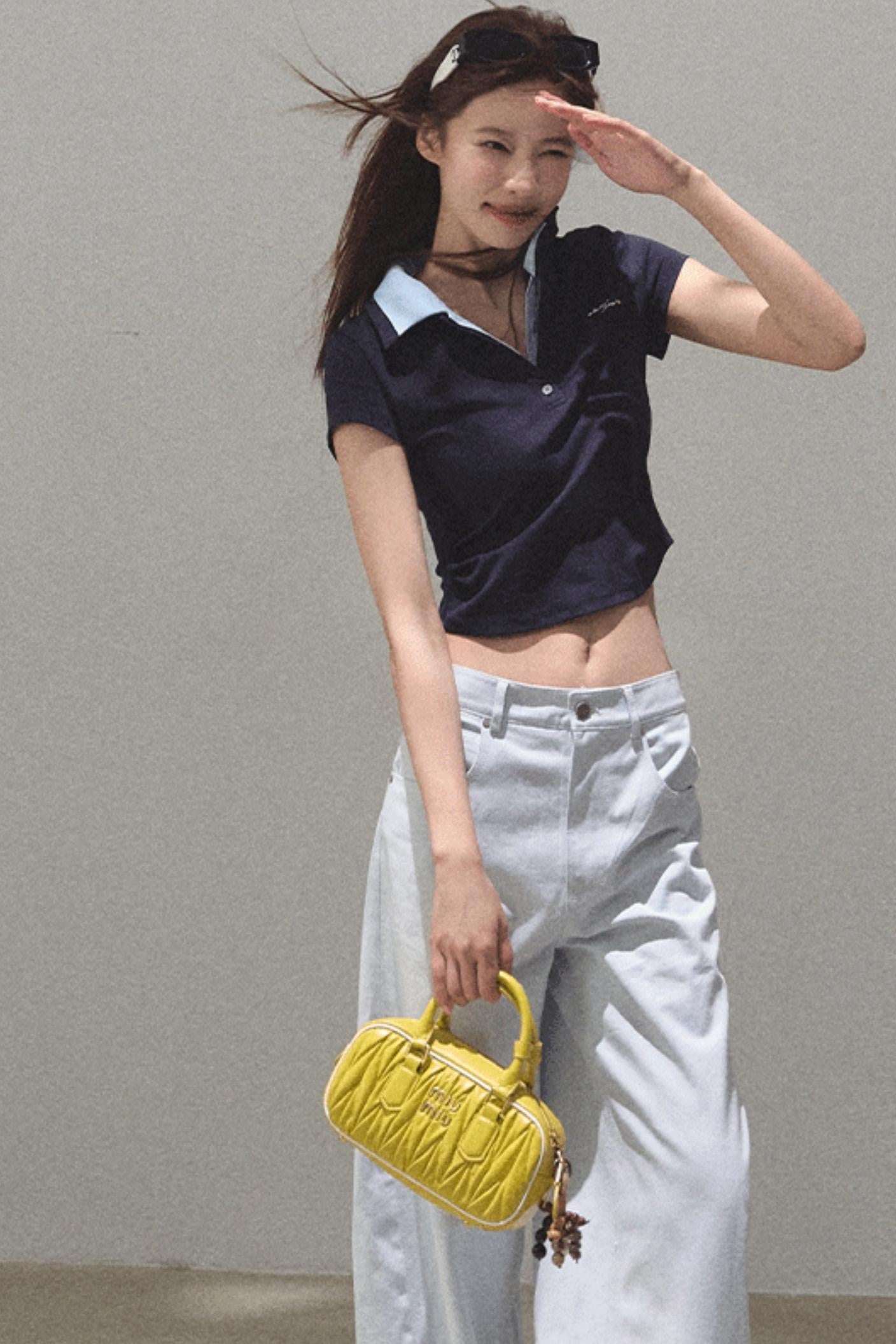 Vintage Lace Poncho Polo Skirt Set-Up