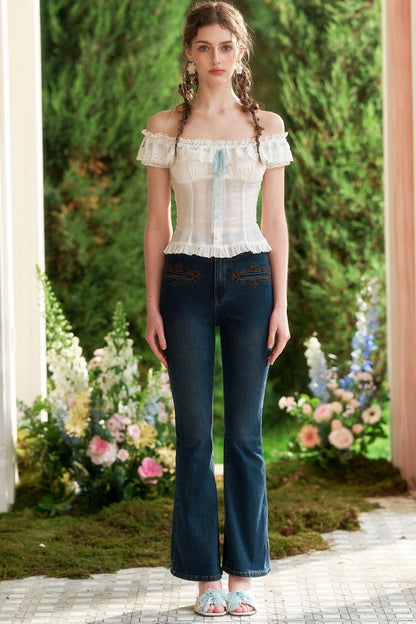 Chic Lace Summer Maxi Skirt Set-Up