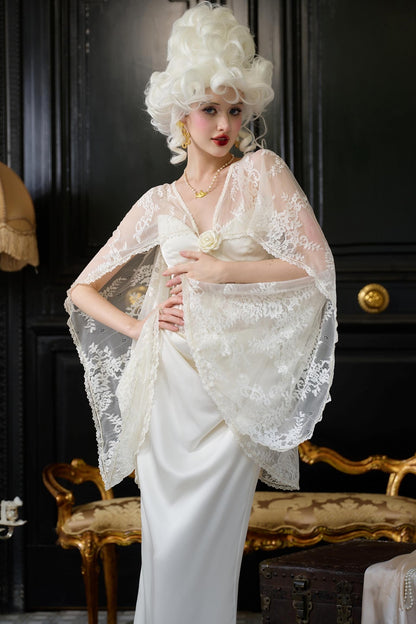 Enchanted Satin Sheath Dress Set