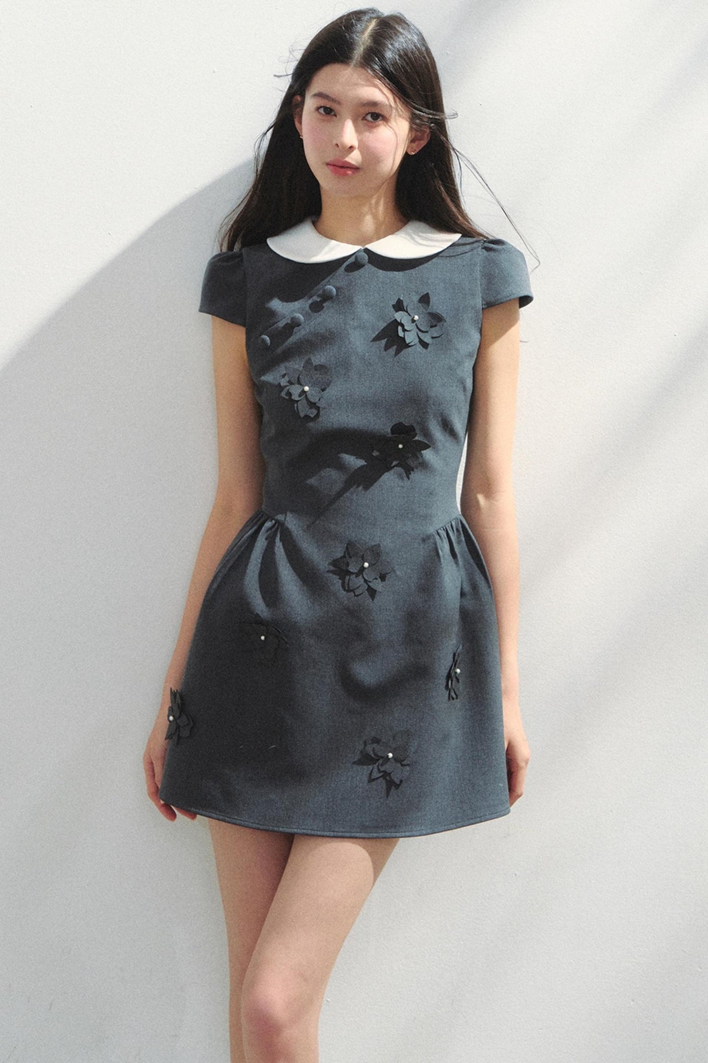 Floral Maiden Poncho Dress