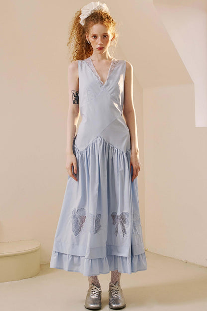 Elegant Lace V-Neck Dress