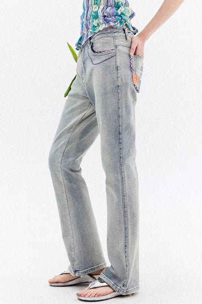 Summer Lace Micro Jeans